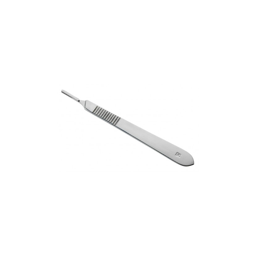 No. 3 stainless steel scalpel handle + 10 free blades