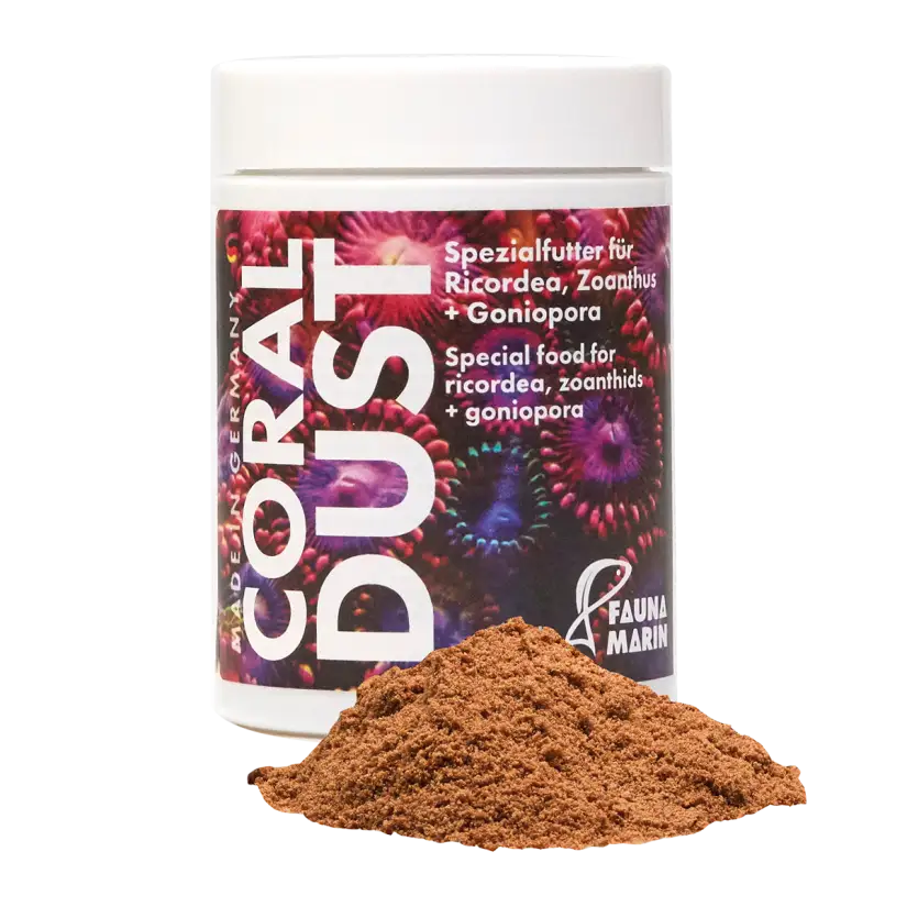 FAUNA MARIN - Coral Dust - 100ml - Alimento para Zoanthus, Ricordea y LPS