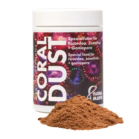 FAUNA MARIN - Coral Dust - 100ml - Alimento para Zoanthus, Ricordea y LPS