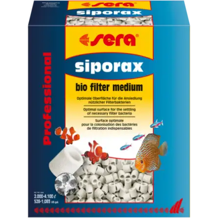 SERA - Siporax Professional 15mm - 10l - Cerâmica de filtração