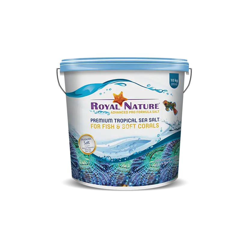 ROYAL NATURE - Premium Sea Salt - 10kg bucket - Natural salt for reef aquarium