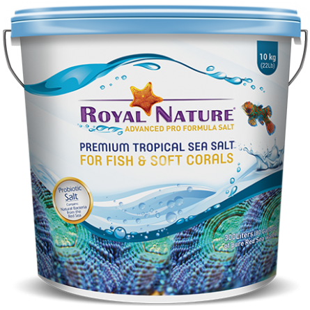 ROYAL NATURE - Premium Meersalz - 10kg Eimer - Natürliches Salz für Riffaquarien