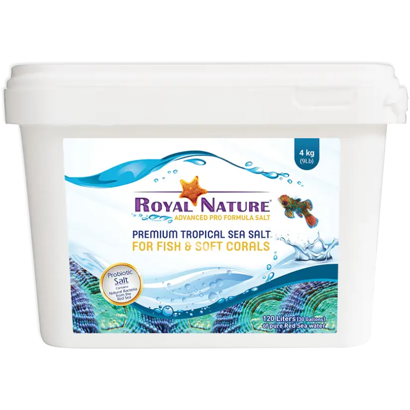 ROYAL NATURE - Sal marina premium - Cubo de 4 kg - Sal natural para acuarios de arrecife