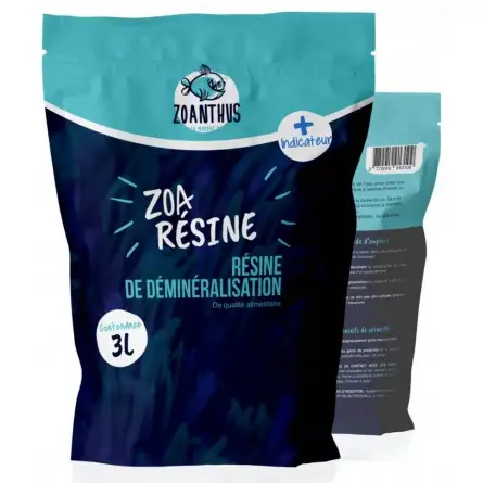 Zoanthus.fr - Resina desmineralizante com indicador de saturação - 3L