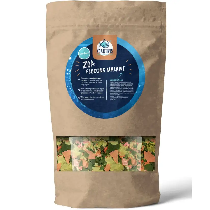 Zoanthus.fr - Malawi flakes - 1l - Premium flakes for cichlid fish