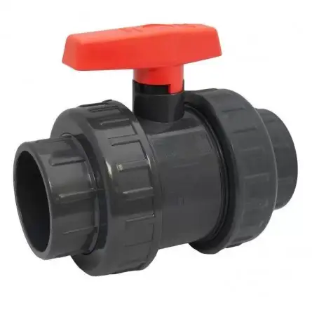 Ball valve diam. 25mm double union FF