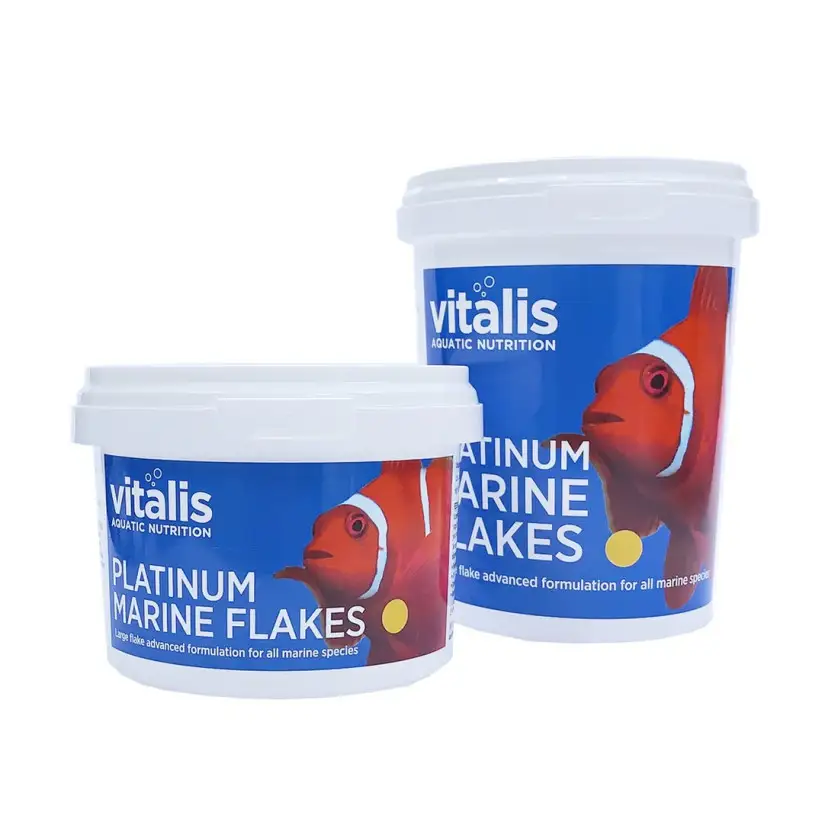 VITALIS - Flocos Marinhos de Platina - 40g - Flocos de Peixe