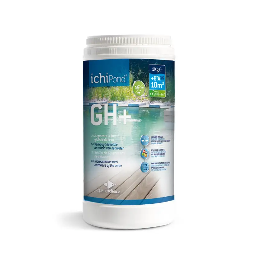 ICHIPOND - GH+ - 1kg - Buffer GH voor tuinvijver