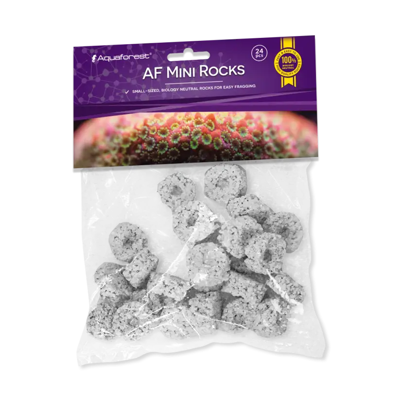 AQUAFOREST - AF Mini Rocks - 24 pcs - Roches pour le bouturage des coraux.