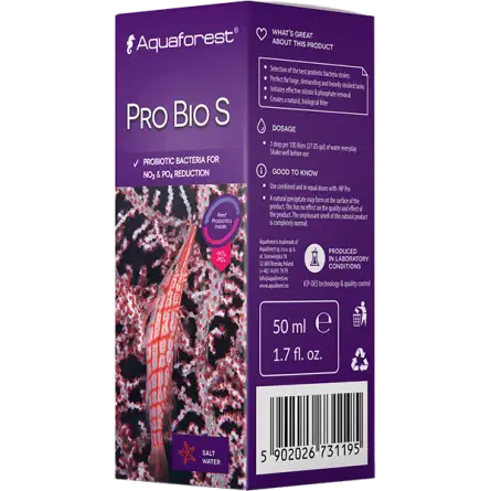 AQUAFOREST - Pro Bio S - 50 ml - Beseitigt Nitrate und Phosphate