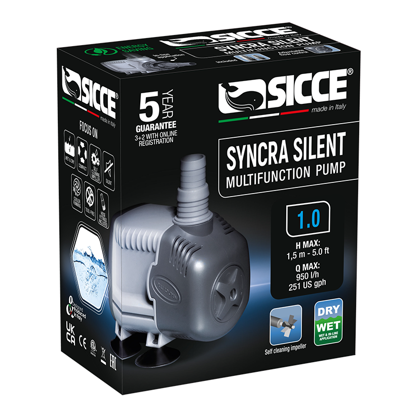 SICCE - Syncra SILENT 1.0 - Pompe à eau 950 l/h