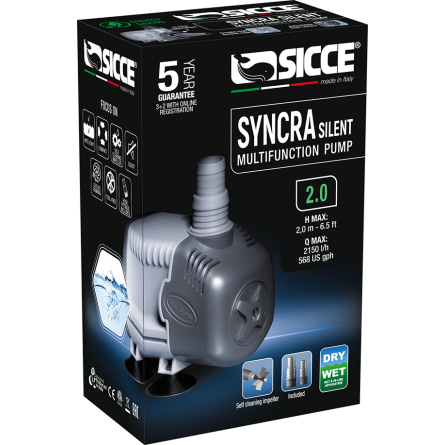 SICCE - Syncra SILENT 2.0 - Bomba de água 2150 l/h