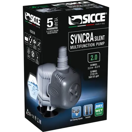 SICCE - Syncra SILENT 2.0 - Bomba de agua 2150 l/h