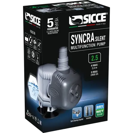 SICCE - Syncra SILENT 2.5 - Bomba de água 2400 l/h