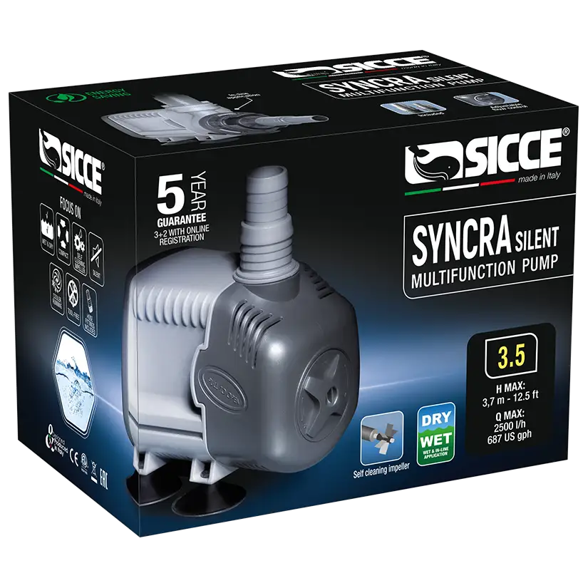 SICCE - Syncra SILENT 3.5 - Bomba de agua 2500 l/h