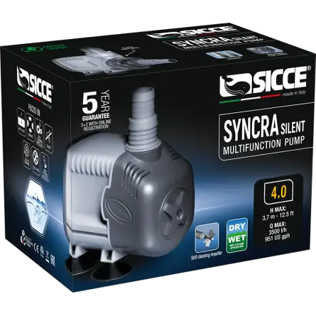 SICCE - Syncra SILENT 4.0 - Pompe à eau 3500 l/h