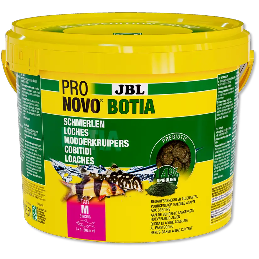 JBL - Pronovo Botia - Tab M - 5500 ml - Food tablet for loaches from 1 to 20 cm