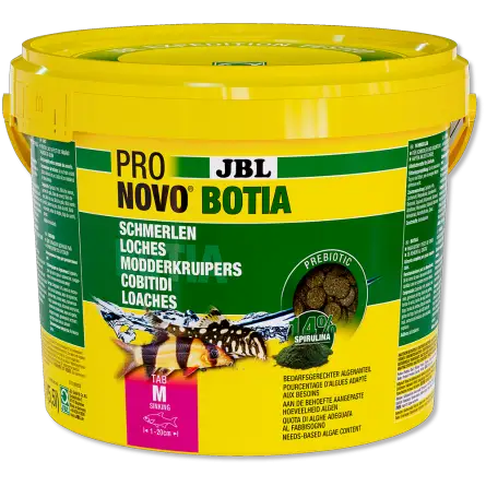 JBL - Pronovo Botia - Tab M - 5500 ml - Food tablet for loaches from 1 to 20 cm