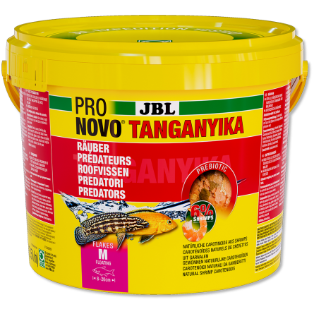 JBL - Pronovo Tanganyika Flackes - 5500 ml - Voer voor roofzuchtige cichliden