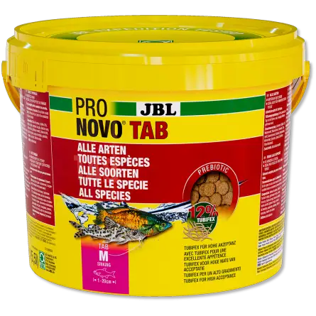 JBL - Pronovo Tab - M - 5500 ml - Tablettes alimentaires pour poissons de 1 à 20 cm