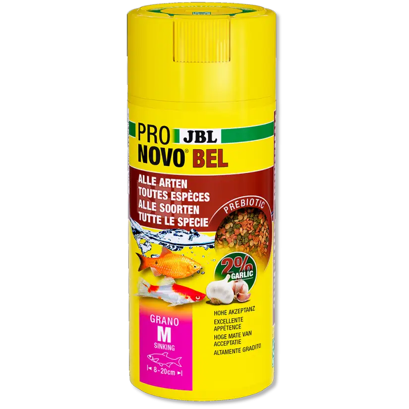 JBL - Pronovo bel Grano M Click - 250 ml - Granulated food for fish from 8 to 20 cm