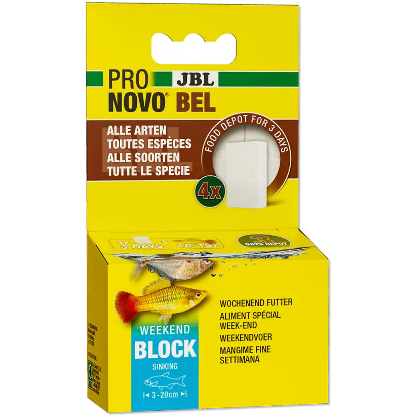 JBL - Pronovo Bel Weekend - Freshwater fish food block