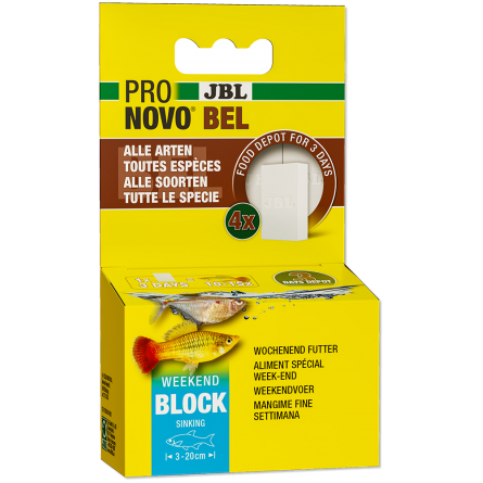 JBL - Pronovo Bel Weekend - Freshwater fish food block