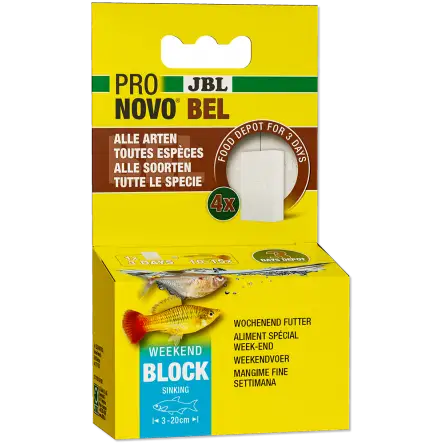 JBL - Pronovo Bel Weekend - Freshwater fish food block