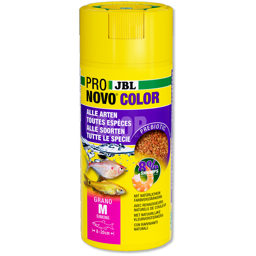 JBL - Pronovo Color Grano M - 250ml - Colorante en gránulos para peces