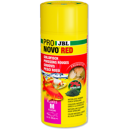 JBL - Pronovo Red Flackes M - 250 ml - Flakes for goldfish from 8 to 20 cm