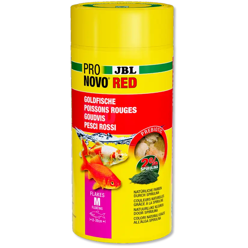 JBL - Pronovo Red Flackes M - 1000 ml - Copos para carpas doradas de 8 a 20 cm