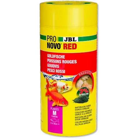 JBL - Pronovo Red Flackes M - 1000 ml - Copos para carpas doradas de 8 a 20 cm