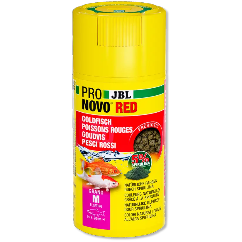 JBL - Pronovo Red Grano M - 100 ml - Granule za zlate ribice od 8 do 20 cm