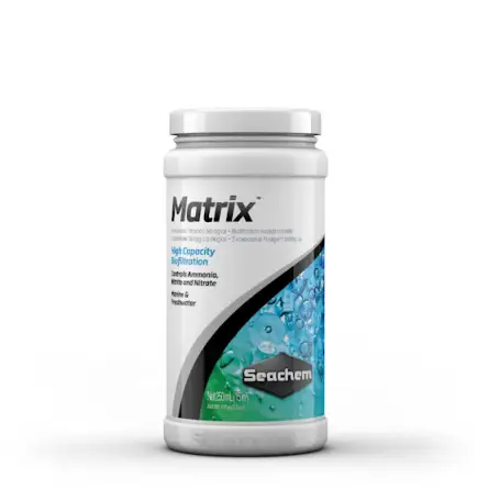 SEACHEM – Matrix 250 ml – Biologische Filterung zur Beseitigung von Nitraten, Nitriten und Ammoniak