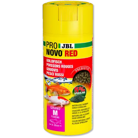 JBL - Pronovo Red Grano M - 250 ml - Granulés pour poissons rouges de 8 à 20 cm