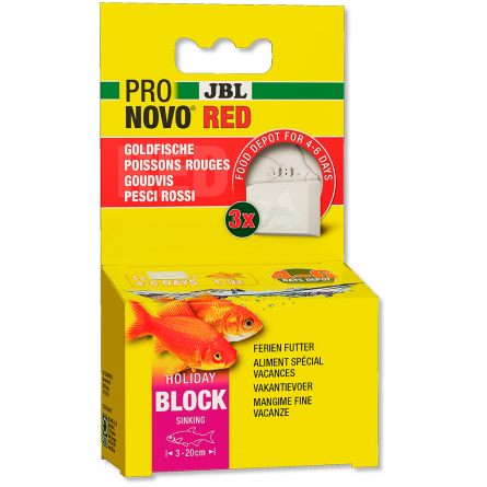 JBL - Pronovo Red Holiday - Goldfish food block