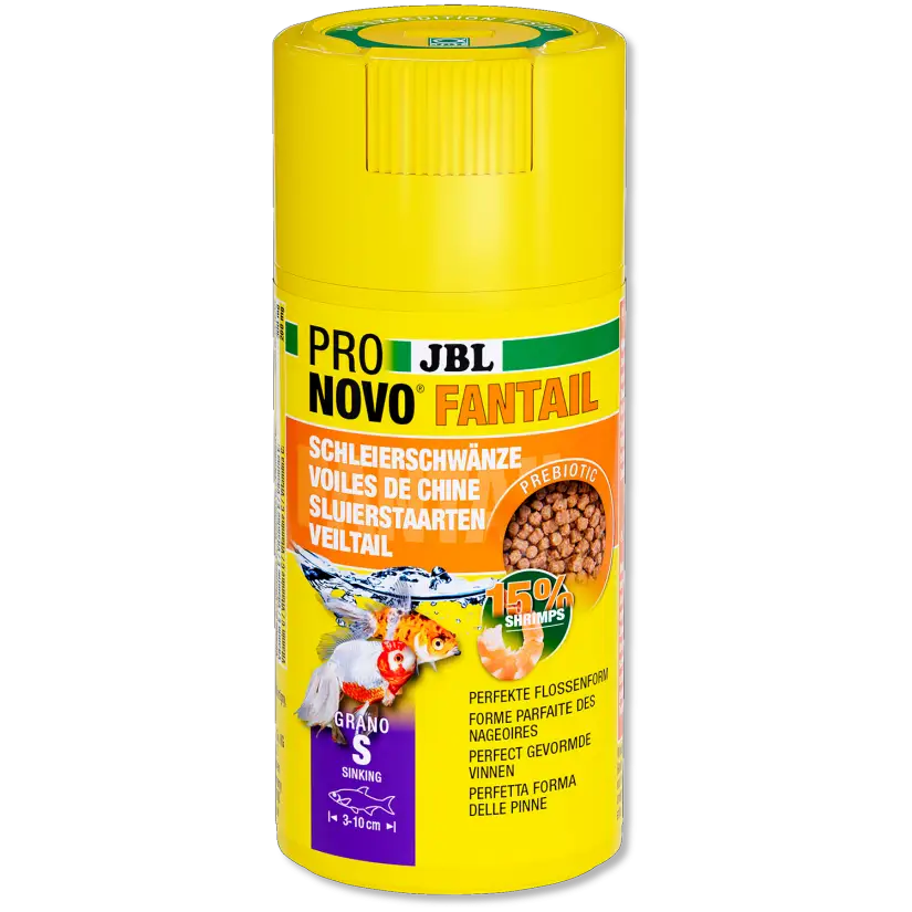 JBL - Pronovo Fantail Grano S - 100 ml - Granulés pour Voiles de Chine