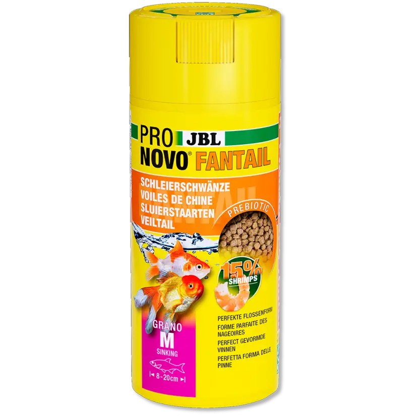 JBL - Pronovo Fantail Grano M - 250 ml - Granule za jadra iz Kitajske