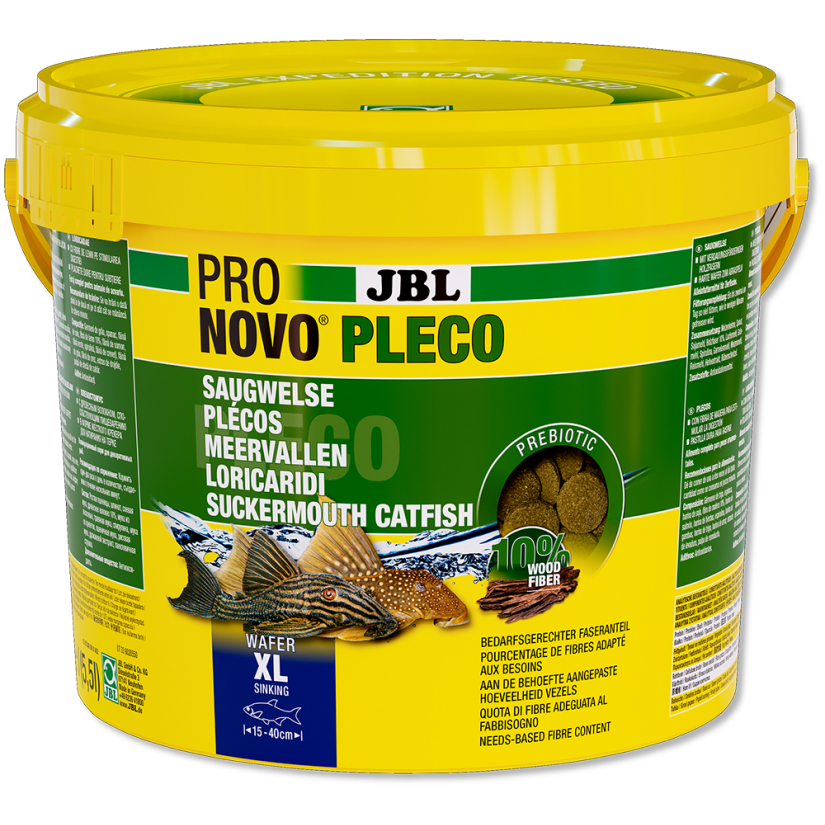 JBL - Pronovo Pleco napolitanka - XL - 5500 ml - Tablete za biljojede lokaride od 15 do 40 cm