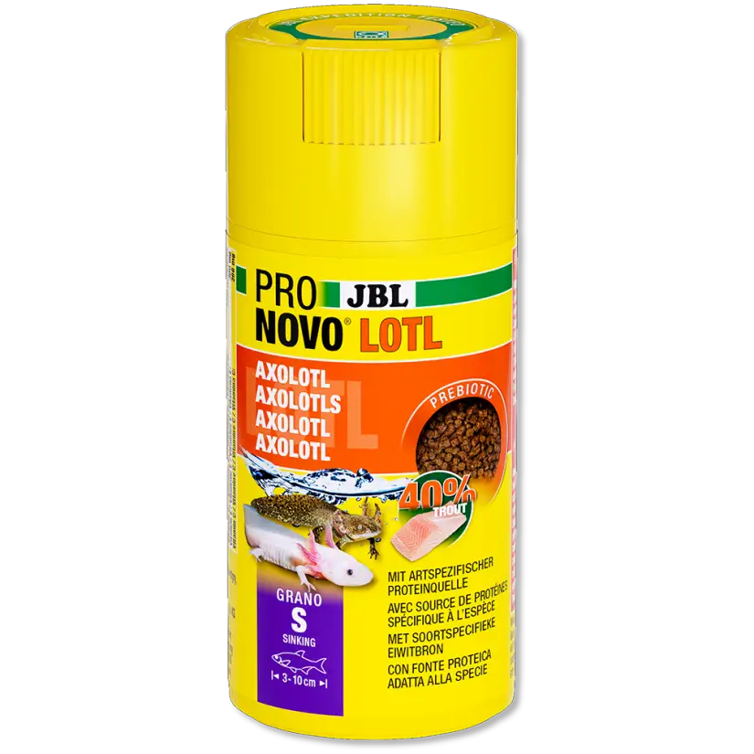 JBL - Pronovo NovoLotl S - 100ml - Alimento completo para pequeños ajolotes