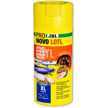 JBL - Pronovo NovoLotl XL - 250ml - Aliment complet pour axolotls