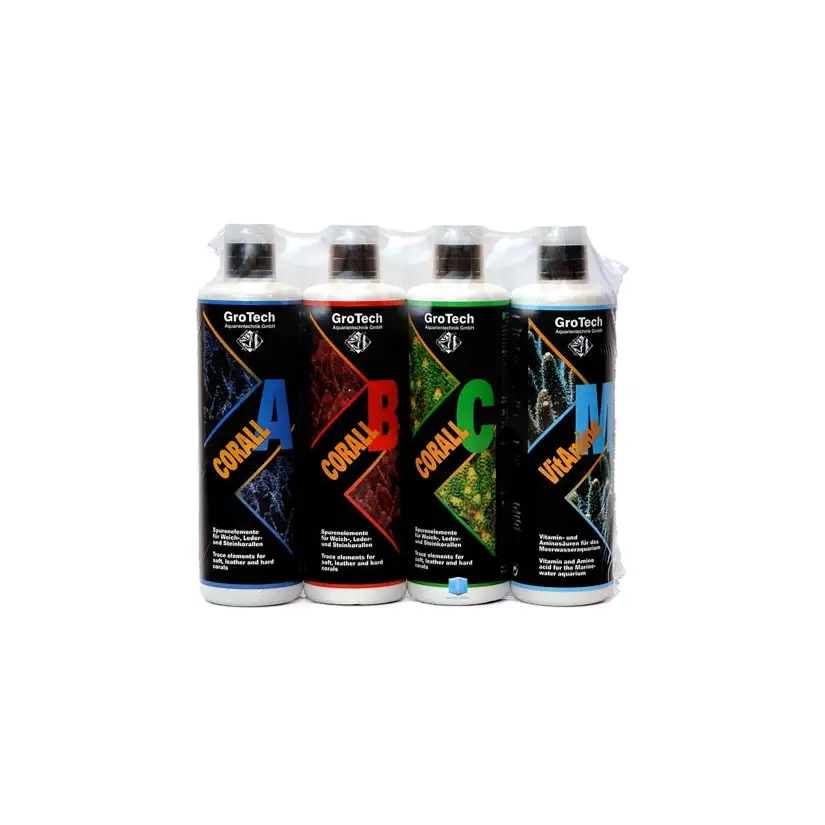 GROTECH - Conjunto Coral A,B,C + VitAmino M 4x500ml