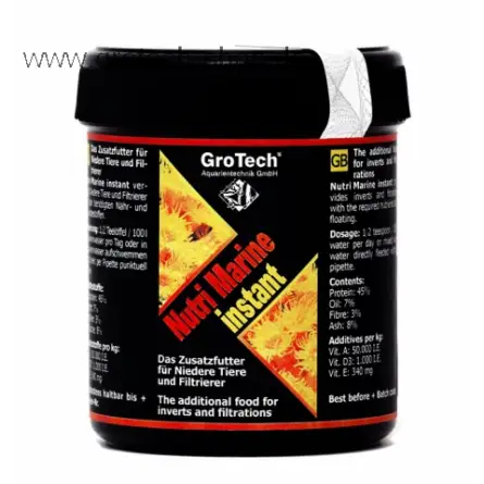 GROTECH - NutriMarine Instant 125ml - Alimento para corales y animales filtradores