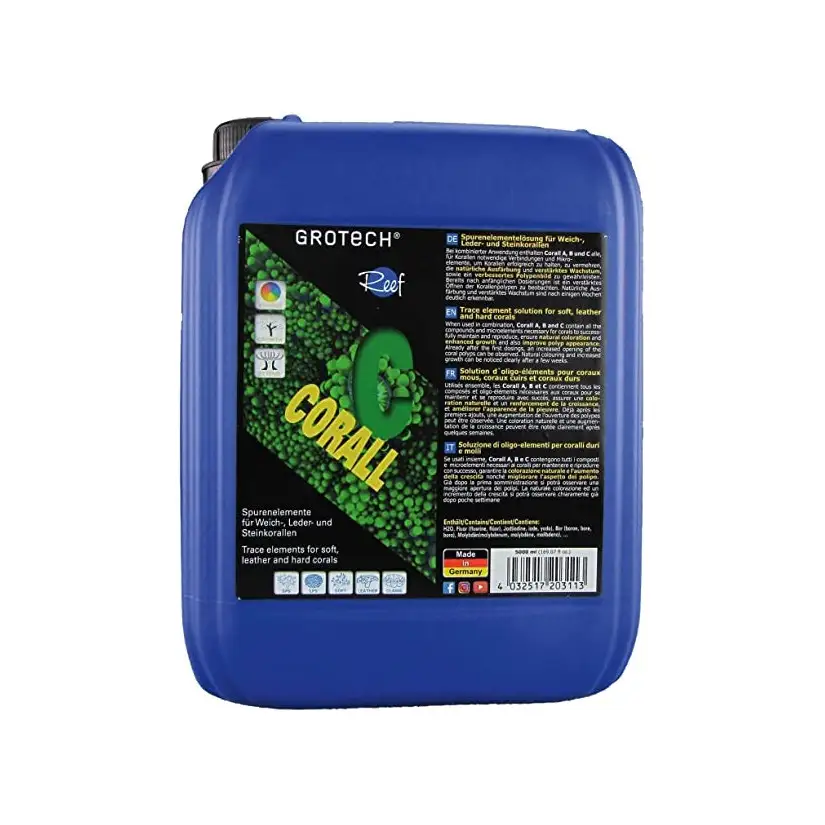 GROTECH - Corall C - 5000ml - Oligoelementos para aquário