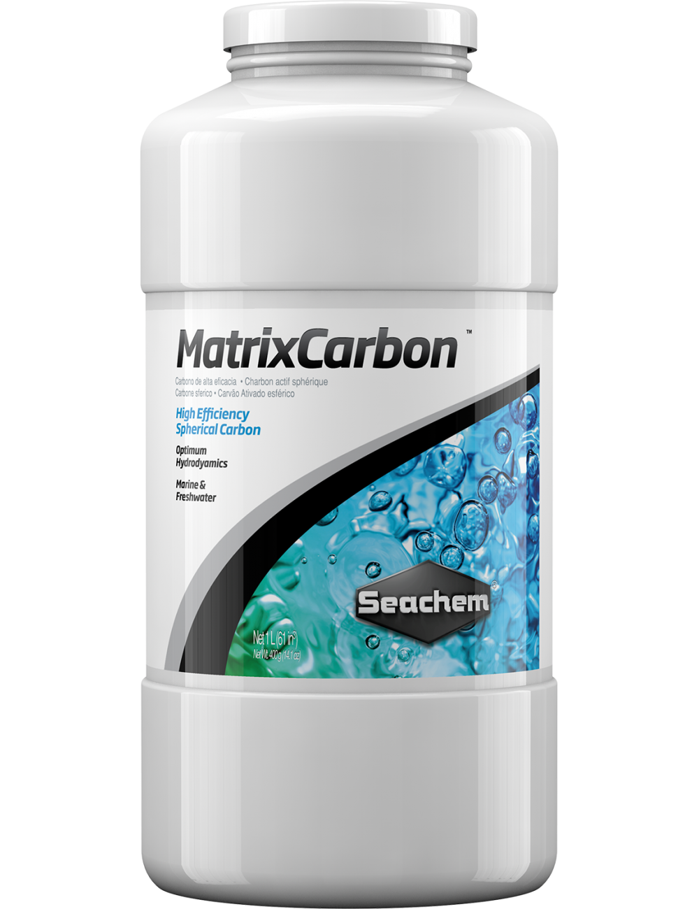 SEACHEM - Matrix Carbon - 1000 ml - Palline di carbone attivo