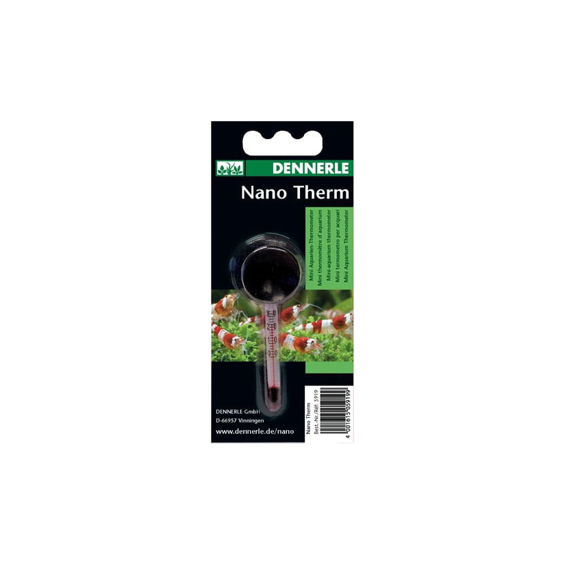 DENNERLE - Nano Therm - Mini Thermomètre d'Aquarium