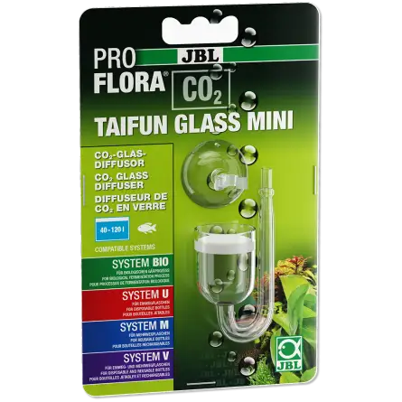 JBL - Proflora CO2 Taifun Glass Mini - Mini-diffuseur de CO2