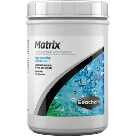 SEACHEM - Matrix 2L - Filtration biologique pour l'élimination des nitrates, des nitrites et de l'ammoniac