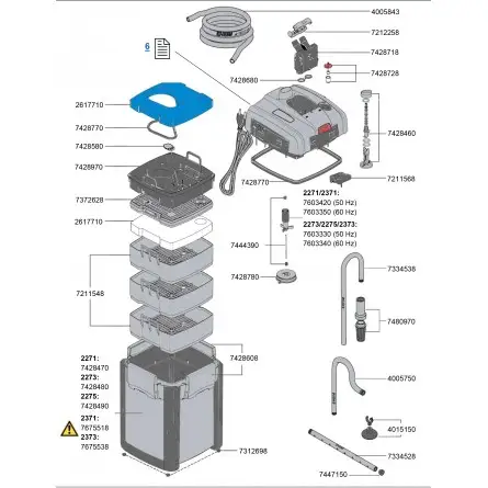 EHEIM - Turbine 7603330 - Pour professionel 3 et 4+