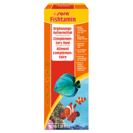 SERA - Fishtamin - 100ml - Complément alimentaire pour poissons